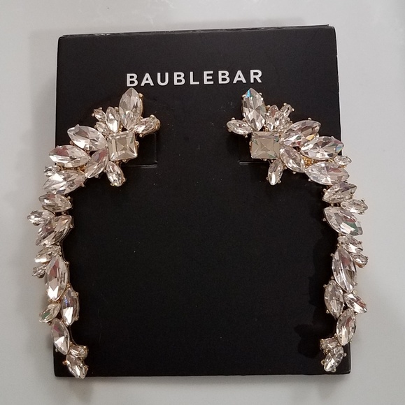 BaubleBar Jewelry - NEW BaubleBar Eliza Crystal Crawler Earrings